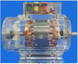 Transparent Universal Motor (AC & DC supply)