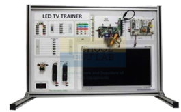 LED TV Trainer with fault simulation